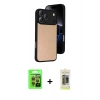 MARSİLYAN™- iPhone 17 Pro Kılıf Kıvılcım Işık Serisi - Siyah Joko Magic 5D Hayalet Cam + Raze Metal Kamera Lens - TU