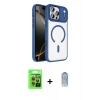 MARSİLYAN™- iPhone 17 Pro Kılıf Kıvılcım Prime - Siyah Joko Magic 5D Cam + Raze Metal Kamera Lens - TU