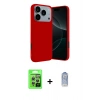 MARSİLYAN™- iPhone 17 Pro Kılıf Kozmos Yansıma Özel Seri - Siyah Joko Magic 5D Cam + Raze Metal Kamera Lens - GS