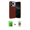 MARSİLYAN™- iPhone 17 Pro Kılıf Kozmos Yansıma Özel Seri - Siyah Joko Magic 5D Hayalet Cam + Raze Metal Kamera Lens - TU