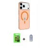 MARSİLYAN™- iPhone 17 Pro Kılıf Kutup Klasik Serisi - Siyah Joko Magic 5D Cam + Raze Metal Kamera Lens - TU