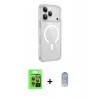 MARSİLYAN™- iPhone 17 Pro Kılıf Kutup Klasik Serisi - Siyah Joko Magic 5D Cam + Raze Metal Kamera Lens - TU