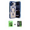 MARSİLYAN™- iPhone 17 Pro Kılıf Nova Işık Özel Seri - Şeffaf 360 Full Body Arka Koruyucu + Raze Metal Kamera Lens - GI