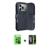 MARSİLYAN™- iPhone 17 Pro Kılıf Siluet Işık Serisi - Siyah 360 Mat Full Body Arka Koruyucu + Raze Metal Kamera Lens - GI