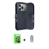 MARSİLYAN™- iPhone 17 Pro Kılıf Siluet Işık Serisi - Siyah Joko Magic 5D Cam + Raze Metal Kamera Lens - GS