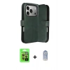 MARSİLYAN™- iPhone 17 Pro Kılıf Siluet Işık Serisi - Siyah Joko Magic 5D Cam + Raze Metal Kamera Lens - TU
