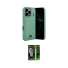 MARSİLYAN™- iPhone 17 Pro Kılıf Vadi Çizgi Prime - Siyah 360 Mat Full Body Arka Koruyucu
