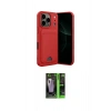 MARSİLYAN™- iPhone 17 Pro Kılıf Vadi Çizgi Prime - Siyah 360 Mat Full Body Arka Koruyucu