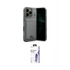 MARSİLYAN™- iPhone 17 Pro Kılıf Vadi Çizgi Prime - Siyah Bilvis 3X AR HD Cam Ekran Koruyucu