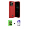 MARSİLYAN™- iPhone 17 Pro Kılıf Vadi Çizgi Prime - Siyah Bilvis 5in1 3D Magic Cam Ekran Koruyucu + Raze Metal Kamera Lens - TU
