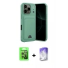 MARSİLYAN™- iPhone 17 Pro Kılıf Vadi Çizgi Prime - Siyah Bilvis 5in1 3D Magic Cam Ekran Koruyucu + Raze Metal Kamera Lens - GI