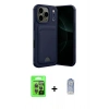 MARSİLYAN™- iPhone 17 Pro Kılıf Vadi Çizgi Prime - Siyah Joko Magic 5D Cam + Raze Metal Kamera Lens - GI