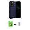 MARSİLYAN™- iPhone 17 Pro Kılıf Vadi Çizgi Prime - Siyah Joko Magic 5D Cam + Raze Metal Kamera Lens - TU