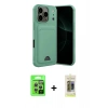 MARSİLYAN™- iPhone 17 Pro Kılıf Vadi Çizgi Prime - Siyah Joko Magic 5D Hayalet Cam + Raze Metal Kamera Lens - GS