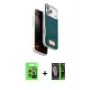 MARSİLYAN™- iPhone 17 Pro Kılıf Vadi Klasik Serisi - Şeffaf 360 Full Body Arka Koruyucu + Raze Metal Kamera Lens - GI
