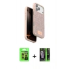MARSİLYAN™- iPhone 17 Pro Kılıf Vadi Klasik Serisi - Şeffaf 360 Full Body Arka Koruyucu + Raze Metal Kamera Lens - TU