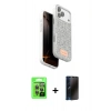 MARSİLYAN™- iPhone 17 Pro Kılıf Vadi Klasik Serisi - Siyah 3D Antistatik Hayalet Cam Ekran Koruyucu + Raze Metal Kamera Lens - GI