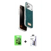 MARSİLYAN™- iPhone 17 Pro Kılıf Vadi Klasik Serisi - Siyah Bilvis 3X AR Hayalet Cam Ekran Koruyucu + Raze Metal Kamera Lens - GS