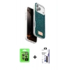 MARSİLYAN™- iPhone 17 Pro Kılıf Vadi Klasik Serisi - Siyah Bilvis 3X AR Hayalet Cam Ekran Koruyucu + Raze Metal Kamera Lens - GI
