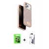 MARSİLYAN™- iPhone 17 Pro Kılıf Vadi Klasik Serisi - Siyah Bilvis 3X AR Hayalet Cam Ekran Koruyucu + Raze Metal Kamera Lens - GS