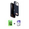 MARSİLYAN™- iPhone 17 Pro Kılıf Vadi Klasik Serisi - Siyah Bilvis 5in1 3D Magic Cam Ekran Koruyucu + Raze Metal Kamera Lens - GI