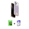 MARSİLYAN™- iPhone 17 Pro Kılıf Vadi Klasik Serisi - Siyah Bilvis 5in1 3D Magic Cam Ekran Koruyucu + Raze Metal Kamera Lens - GI
