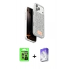 MARSİLYAN™- iPhone 17 Pro Kılıf Vadi Klasik Serisi - Siyah Bilvis 5in1 3D Magic Cam Ekran Koruyucu + Raze Metal Kamera Lens - GI