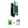 MARSİLYAN™- iPhone 17 Pro Kılıf Vadi Klasik Serisi - Siyah Bilvis 5in1 3D Magic Cam Ekran Koruyucu + Raze Metal Kamera Lens - TU
