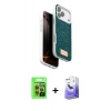 MARSİLYAN™- iPhone 17 Pro Kılıf Vadi Klasik Serisi - Siyah Bilvis 5in1 5D Magic Hayalet Cam Ekran Koruyucu + Raze Metal Kamera Lens - TU