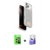 MARSİLYAN™- iPhone 17 Pro Kılıf Vadi Klasik Serisi - Siyah Bilvis 5in1 5D Magic Hayalet Cam Ekran Koruyucu + Raze Metal Kamera Lens - GS