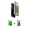 MARSİLYAN™- iPhone 17 Pro Kılıf Vadi Klasik Serisi - Siyah Bilvis Hayalet Cam Ekran Koruyucu + Raze Metal Kamera Lens - GS