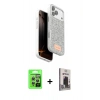 MARSİLYAN™- iPhone 17 Pro Kılıf Vadi Klasik Serisi - Siyah Bilvis Hayalet Cam Ekran Koruyucu + Raze Metal Kamera Lens - GS