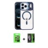 MARSİLYAN™- iPhone 17 Pro Kılıf Yadigar Asil Koleksiyonu - Şeffaf 360 Full Body Arka Koruyucu + Raze Metal Kamera Lens - GS