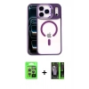 MARSİLYAN™- iPhone 17 Pro Kılıf Yadigar Asil Koleksiyonu - Şeffaf 360 Full Body Arka Koruyucu + Raze Metal Kamera Lens - GS