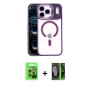 MARSİLYAN™- iPhone 17 Pro Kılıf Yadigar Asil Koleksiyonu - Siyah 360 Mat Full Body Arka Koruyucu + Raze Metal Kamera Lens - GI
