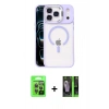 MARSİLYAN™- iPhone 17 Pro Kılıf Yadigar Asil Koleksiyonu - Siyah 360 Mat Full Body Arka Koruyucu + Raze Metal Kamera Lens - GI