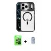 MARSİLYAN™- iPhone 17 Pro Kılıf Yadigar Asil Koleksiyonu - Siyah Joko Magic 5D Cam + Raze Metal Kamera Lens - GS