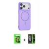 MARSİLYAN™- iPhone 17 Pro Kılıf Yankı Form Serisi - Şeffaf 360 Full Body Arka Koruyucu + Raze Metal Kamera Lens - TU
