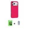 MARSİLYAN™- iPhone 17 Pro Kılıf Yankı Form Serisi - Siyah Joko Magic 5D Cam + Raze Metal Kamera Lens - GI