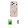 MARSİLYAN™- iPhone 17 Pro Kılıf Yankı Form Serisi - Siyah Joko Magic 5D Cam + Raze Metal Kamera Lens - GI
