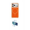 MARSİLYAN™- iPhone 17 Pro Kılıf Yankı Minimal Serisi - Siyah 3D Antistatik Seramik Nano Ekran Koruyucu