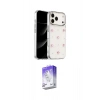 MARSİLYAN™- iPhone 17 Pro Kılıf Yörünge Form - Siyah Bilvis 5in1 3D Magic Cam Ekran Koruyucu