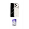 MARSİLYAN™- iPhone 17 Pro Kılıf Yörünge Form - Siyah Bilvis 5in1 3D Magic Cam Ekran Koruyucu