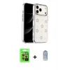 MARSİLYAN™- iPhone 17 Pro Kılıf Yörünge Form - Siyah Joko Magic 5D Cam + Raze Metal Kamera Lens - TU
