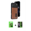 MARSİLYAN™- iPhone 17 Pro Kılıf Yörünge Işık Serisi - Siyah 360 Mat Full Body Arka Koruyucu + Raze Metal Kamera Lens - GI