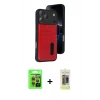 MARSİLYAN™- iPhone 17 Pro Kılıf Yörünge Işık Serisi - Siyah Joko Magic 5D Hayalet Cam + Raze Metal Kamera Lens - TU