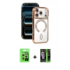 MARSİLYAN™- iPhone 17 Pro Kılıf Zirve Doku Prime - Siyah 360 Mat Full Body Arka Koruyucu + Raze Metal Kamera Lens - GS