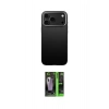 MARSİLYAN™- iPhone 17 Pro Kılıf Zirve Modern Prime - Şeffaf 360 Full Body Arka Koruyucu
