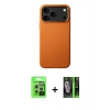 MARSİLYAN™- iPhone 17 Pro Kılıf Zirve Modern Prime - Şeffaf 360 Full Body Arka Koruyucu + Raze Metal Kamera Lens - GS