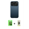 MARSİLYAN™- iPhone 17 Pro Kılıf Zirve Modern Prime - Siyah Joko Magic 5D Hayalet Cam + Raze Metal Kamera Lens - GI